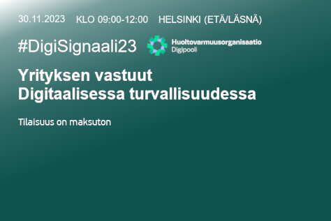 #DigiSignaali23 webpage banner